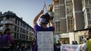 Manifestacin del 8M en Ourense, en una imagen de archivo