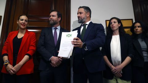 Vox registra en el Congreso su segunda moci�n de censura de la legislatura