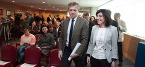 El vicepresidente y la conselleira de Medio Rural presentaron el Leader en la Semana Verde. 