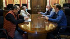 Reuni�n de la comisi�n de seguimiento sobre las obras de Ram�n Puga y Tarasc�n.