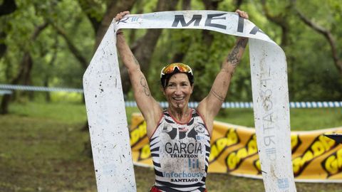 Aida Garca, ganadora de la prueba absoluta y campeona gallega