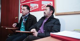 Pedrosa y Pi�eiro defendieron la actuaci�n del sindicato CC. OO. y explicaron por qu� llega ahora. 