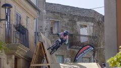 Carrera final del descenso urbano de Sarria