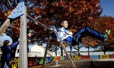 Imagen de archivo de uno de los m�ltiples parques diseminados por el casco urbano lalinense.