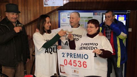 El bar A Esquina, de A Pontenova, vendi� un d�cimo del segundo premio