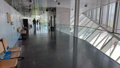 Interior del edificio judicial de la capital ourensana