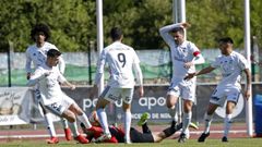 Imagen del partido entre el Noia y el Racing Villalb�s.