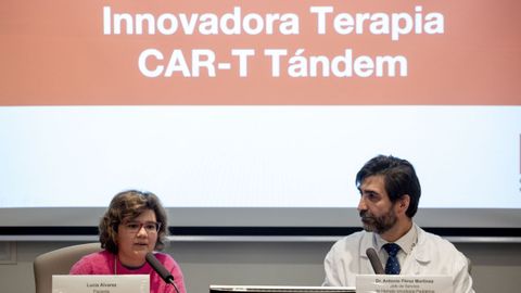 Luca Prez, con el doctor Antonio Prez. 