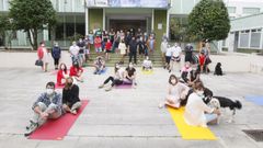 Representantes de gimnasios y centros deportivos se concentraron este mi�rcoles en Foz
