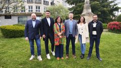 Isidro Varela (3), Jos� Rey (5), Beatriz Neira (2), Rub�n Lorenzo (1), Isabel Cotelo (4) y Javier Calvelo (6).