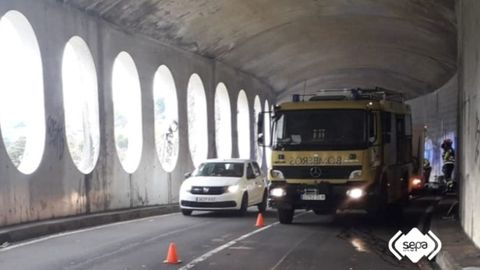 Accidente de tr�fico en Cabrales