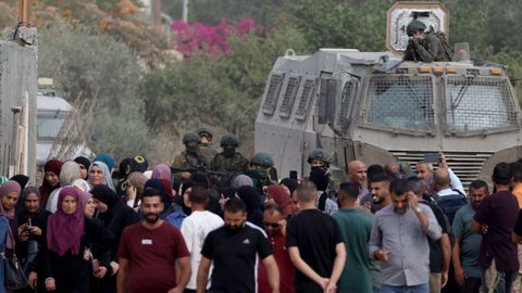 Operacin militar israel cerca de Tulkarem, en Cisjordania.