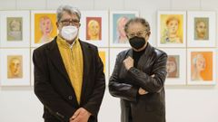 En la presentaci�n participaron tanto el autor, Fiz Valc�rcel, como el modisto ourensano Roberto Verino