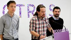Pablo Iglesias comparece tras la filtraci�n del documento de Bescansa
