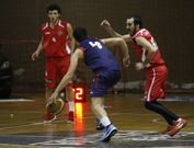 Los jugadores del CB Chantada lo dieron todo, pero sucumbieron ante el Covadonga. 