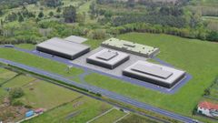 Recreaci�n virtual del campus tecnol�gico que la empresa construir� en Padr�n, cerca de su sede