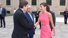 La Reina presidiendo una reuni�n de trabajo con los directores del Instituto Cervantes en la que se resumir�n las principales actuaciones en la promoci�n internacional del espa�ol y su cultura