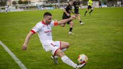 Imagen de archivo de Paco en el partido contra el Arousa de la pasada temporada.