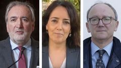 De izquierda a derecha: Jos Mara Beneyto, Isabel Carvalhais y Jos Manuel Sobrino Heredia