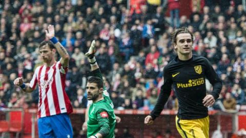 El mejor Sporting volvi a caer ante el Atleti