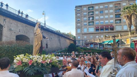 Procesin de la virgen del Carmen en Ourense