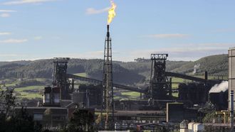 Vista de las instalaciones de ArcelorMittal en Gij�n