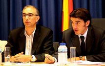 El distanciamiento entre Ram�n Argibay (izquierda) y Santiago Amor va en aumento.