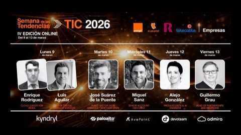 Cartel de la Semana de las Tendencias TIC de R.