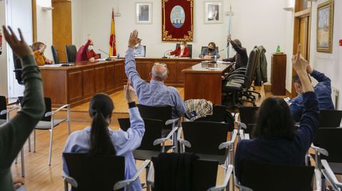 Imagen de archivo del pleno de Ribadavia