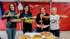 En�Souto San�n celebraron su primer concurso�de tortillas de patata