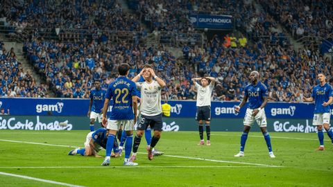 Las mejores im�genes del Real Oviedo ante el Real Madrid