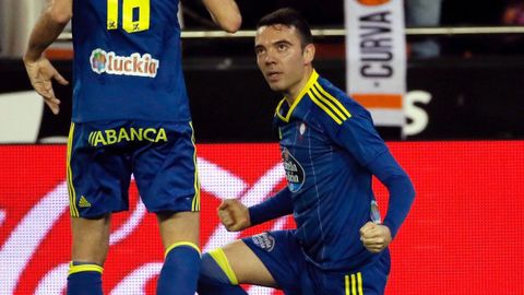 Valencia-Celta (3-2) de Primera el 6 de abril del 2017.