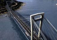 Reproducci�n del aspecto final que tendr� el puente de Rande tras su ampliaci�n en dos carriles m�s