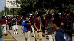 Cuatro de los alumnos del Dallas Independent School District estuvieron en contacto con el paciente con �bola