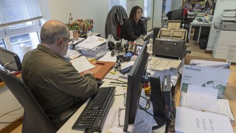 Funcionarios del Concello de Teo