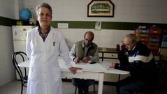 Sor Clara Alonso, en el Refugio Padre Rubinos