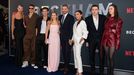 Una de las �ltimas fotograf�as de la familia Beckham al completo, durante la presentaci�n del documental de Netflix �Beckham�