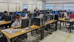 En la imagen, las pruebas de la olimpiada de inform�tica