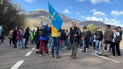 Protesta de los ganaderos asturianos contra Mercosur