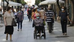 As fue el primer da de Ourense con mascarillas obligatorias