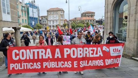 Manifestacin de la CIG en Pontevedra por el primero de mayo