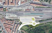 El plano de la Xunta muestra la ampliaci�n del vial y la rotonda de enlace con la futura estaci�n de buses