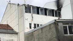 Incendio en una vivienda en Carballo