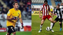 Esteban y Christian en su etapa en el Almer�a