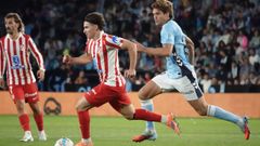 Imagen del partido de la primera vuelta entre Celta y Atl�tico de Madrid en Bala�dos.