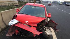 Accidente en la tercera ronda