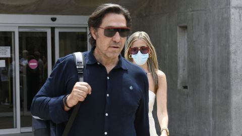 Luis Lorenzo y Arancha Su�rez a la salida de los juzgados el pasado junio.