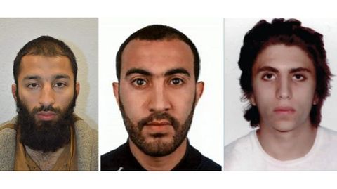 Los tres terroristas del atentado de Londres