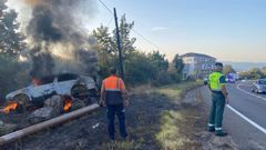 La salida de v�a ocurri� en la N-525 (Zamora-Santiago), en el municipio de Ourense.