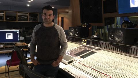 I�aki Llarena, en los estudios de Abbey Road.